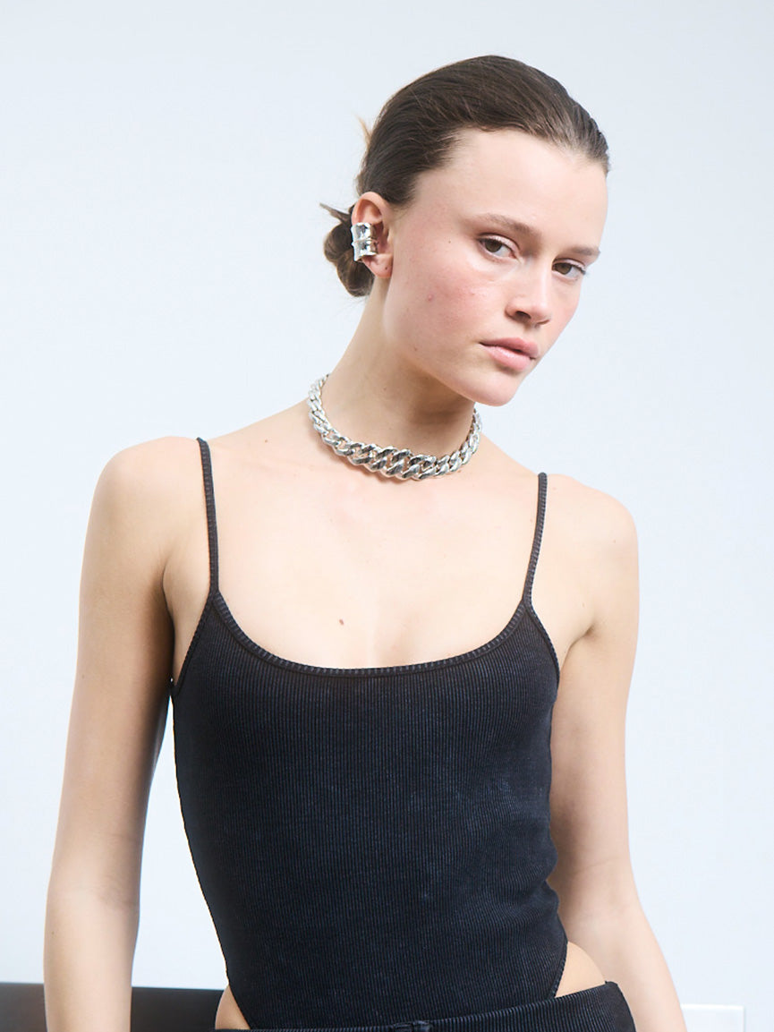 PATROW SILVER CUFF NECKLACE