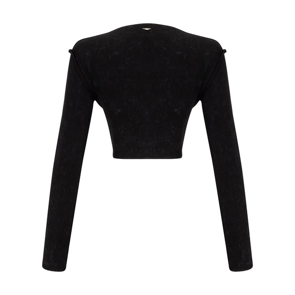 YASMINRIB ACID WASH TOP