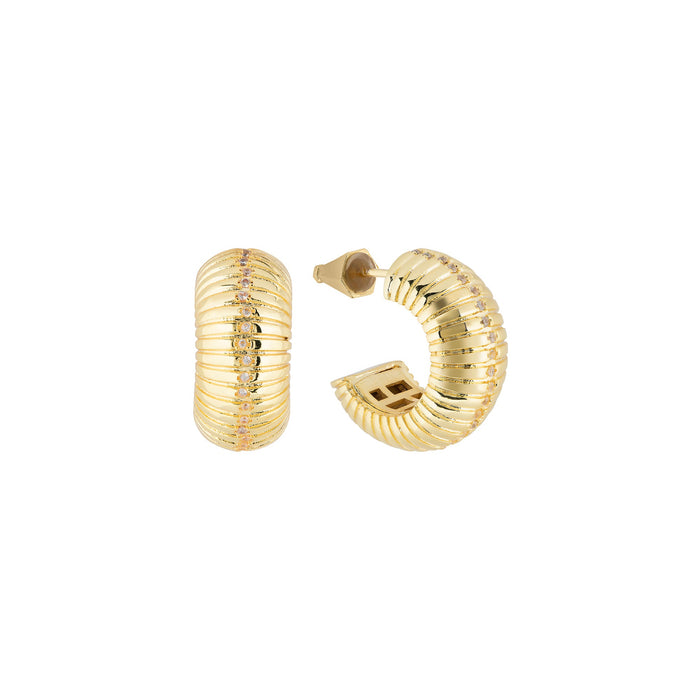 LYRA GLAM GOLD EARRINGS