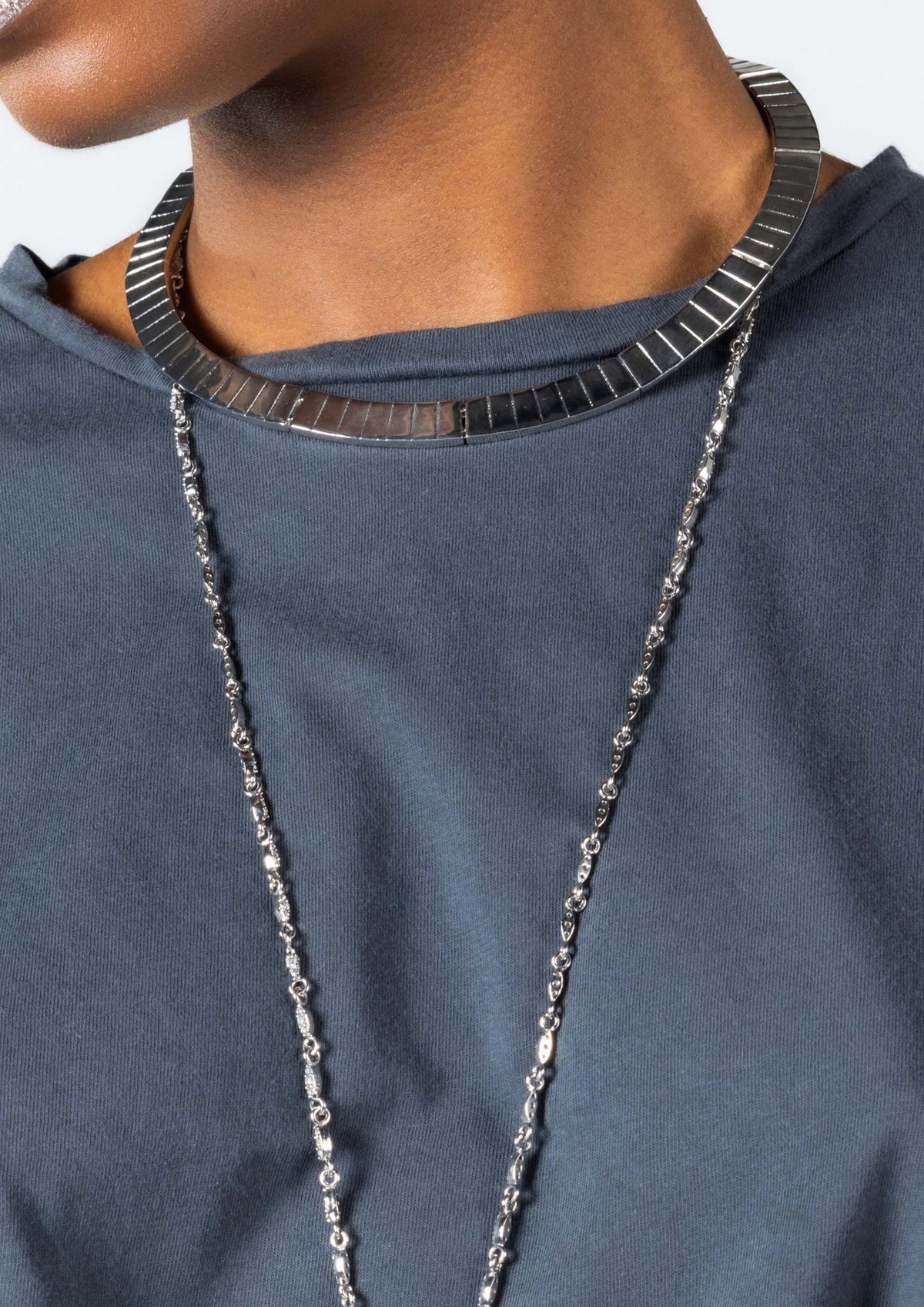HIRA SILVER NECKLACE