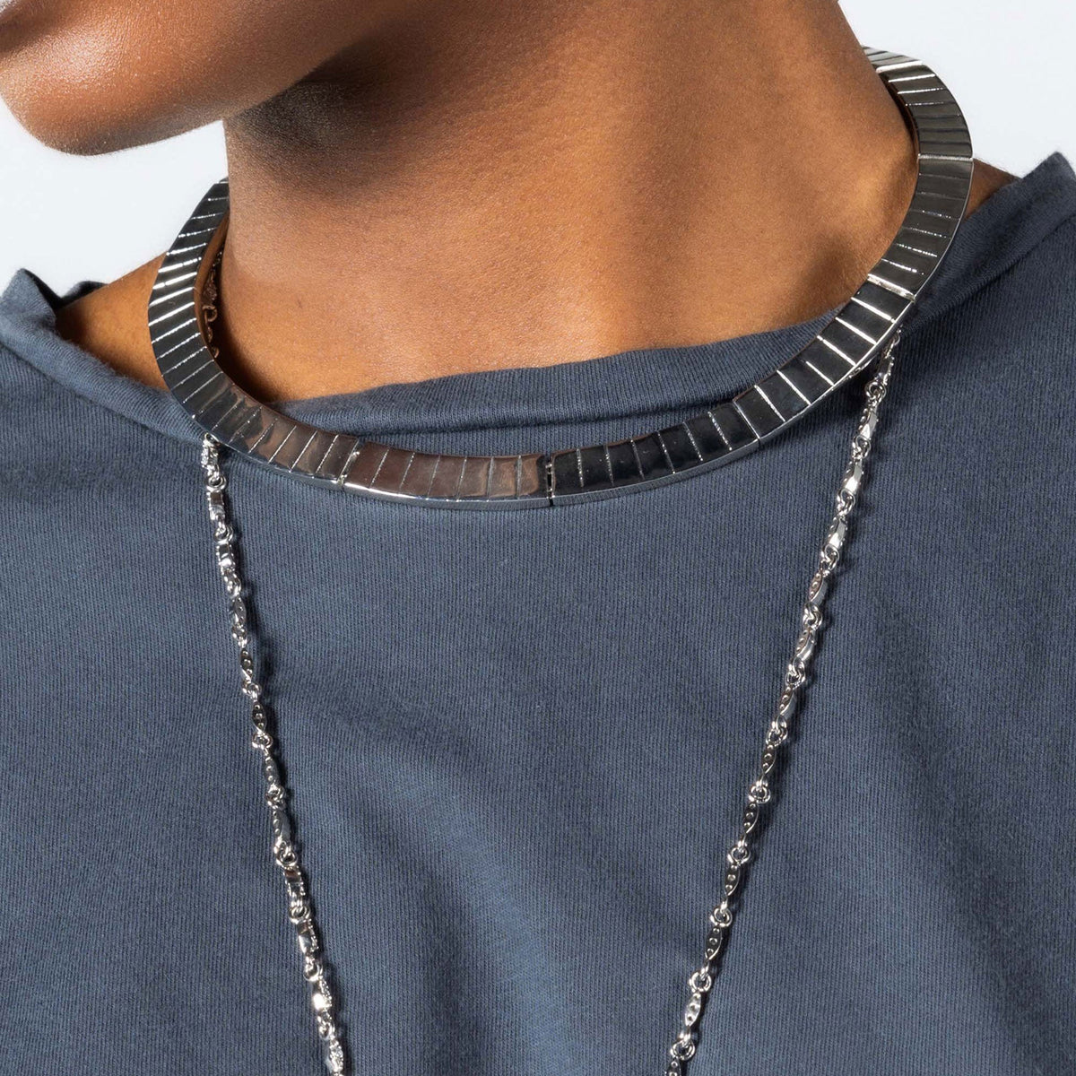 HIRA SILVER NECKLACE