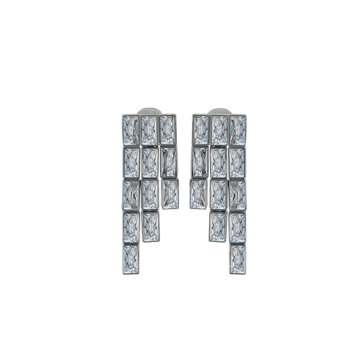 LEILA SILVER EARRINGS