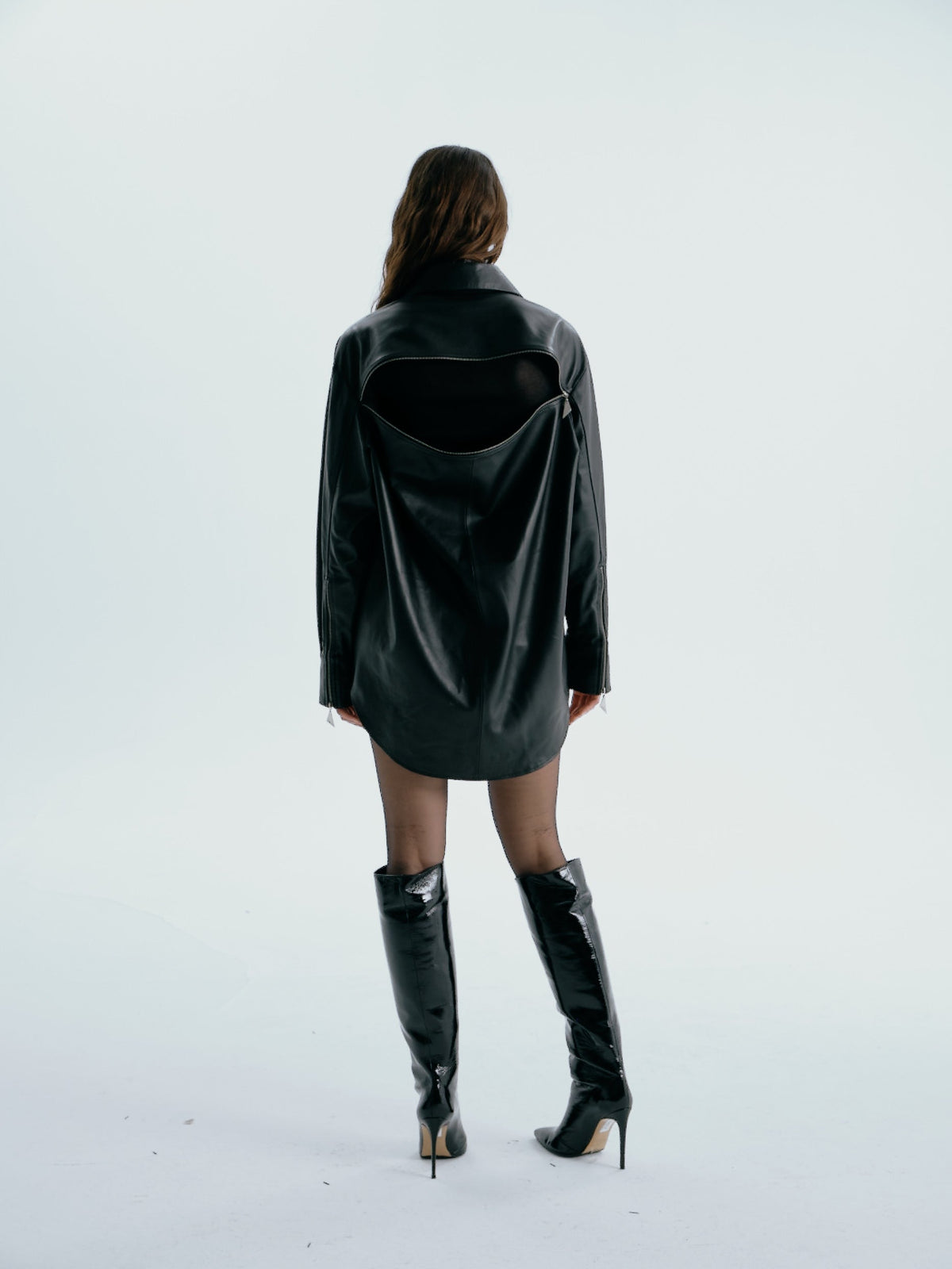 JOLIE LEATHER SHIRT