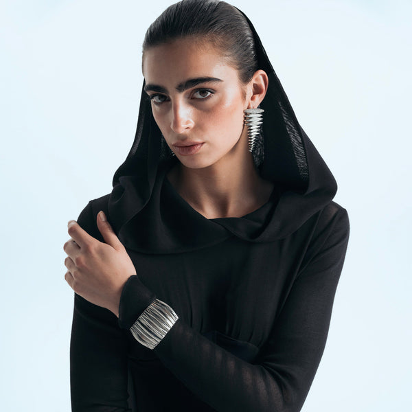 SAHRA SILVER EARRINGS