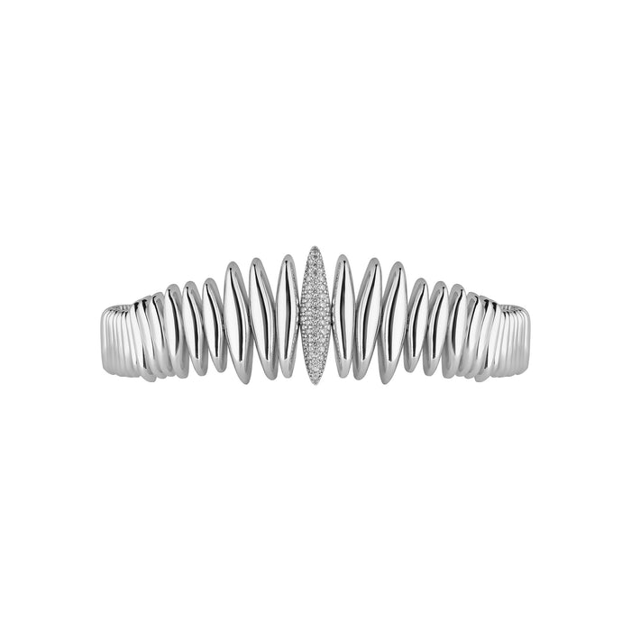 SAHRA SILVER CUFF NECKLACE