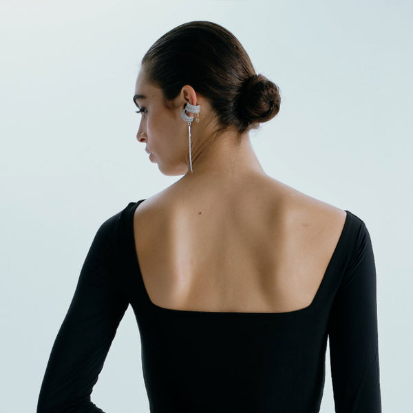 BLAISE SILVER EARCUFF